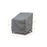 Summerset Shield Platinum 3-Layer Water Resistant Outdoor Club Chair Cover - Grey Melange