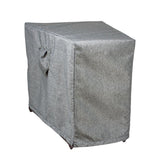 Summerset Shield Platinum Wedge Accent 3-Layer Polyester Outdoor Table Cover - 16x22", Grey Melange