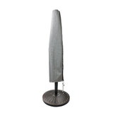 Summerset Shield Platinum 3-Layer Polyester Weather Resistant Umbrella Cover - Grey Melange