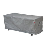 Summerset Shield Platinum 3-Layer Polyester Water Resistant Outdoor Fire Table Cover - Grey Melange