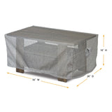 Summerset Shield Platinum 3-Layer Water Resistant Outdoor Coffee Table Cover - Grey Melange