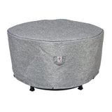 Summerset Shield Platinum 3-Layer Water Resistant Outdoor Fire Table Round Cover - Grey Melange
