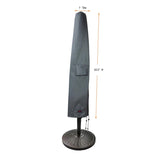 Summerset Shield Titanium 3-Layer Polyester Weather Resistant Umbrella Cover - Dark Grey