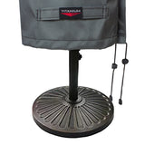 Summerset Shield Titanium 3-Layer Polyester Weather Resistant Umbrella Cover - Dark Grey