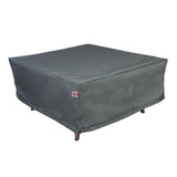 Summerset Shield Titanium 3-Layer Water Resistant Outdoor Fire Table Square Cover - 44x44", Dark Grey