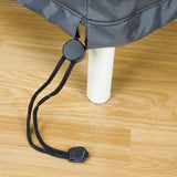 Summerset Shield Titanium 3-Layer Polyester Water Resistant Outdoor Fire Table Cover - Dark Grey