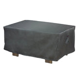 Summerset Shield Titanium 3-Layer Water Resistant Outdoor Coffee Table Cover - Dark Grey
