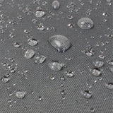 Summerset Shield Titanium 3-Layer Water Resistant Outdoor Fire Table Round Cover - Dark Grey