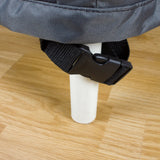 Summerset Shield Titanium 3-Layer Water Resistant Outdoor Fire Table Round Cover - Dark Grey