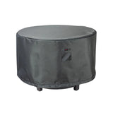 Summerset Shield Titanium 3-Layer Water Resistant Outdoor Fire Table Round Cover - Dark Grey