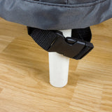 Summerset Shield Titanium 3-Layer Water Resistant Outdoor Fire Table Round Cover - Dark Grey