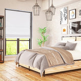 Versailles Octavia Cordless Roman Blackout Shades For Windows Insides/Outside Mount White