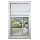 Versailles Octavia Cordless Roman Blackout Shades For Windows Insides/Outside Mount White