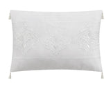 NY&C Home Artista 9 Piece Cotton Blend Comforter Set Jacquard Geometric Pattern Design Bed In A Bag Bedding - Sheets Pillowcases Decorative Pillows Shams Included, King, Beige - King