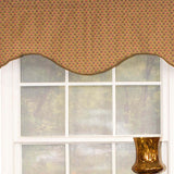 RLF Home Meadow Cornice 100% Cotton with Fully Lined 3" Rod Pocket Valnance for Windows 50" x 17"