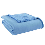 Micro Flannel Reverse Premium Sheet Blanket by Shavel Home Products