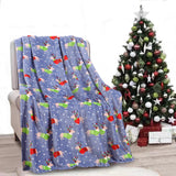 Plazatex Holiday Dogs In Sweaters Design Micro Plush Throw Blanket - 50x60", Multicolor