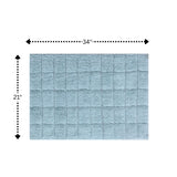 Knightsbridge Summer Tile 220 GSF Non Skid Back Bath Rug 21 x 34
