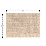 Knightsbridge Summer Tile 220 GSF Non Skid Back Bath Rug 21 x 34