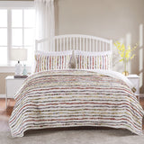 Greenland Home Fashion Bella Ruffle Quilt And Pillow Sham Set - Multi