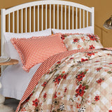 Wheatly Farmhouse Gingham Sham Standard 20" x 26" Truffle by Greenland Home Fashion