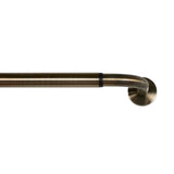 Versailles Privacy Wraparound Rod Set - Antique Brass