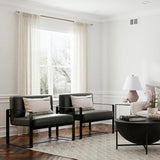 Versailles Exotique Veneer Steel Heavy Duty Curtain Rods for Windows Set Nickel