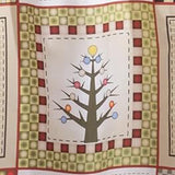 Carnation Home Fashions "Americana Holiday" Fabric Shower Curtain - Multi 70x72"