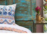 Barefoot Bungalow Aleena Foulard Print Pillow Sham - King 20x36", Ivory