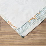 Greenland Home Fashions Kona Luxurious 3" Rod Pocket Curtain Panel Pair with Tiebacks 42" x 84" Ocean