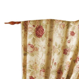 Greenland Home Fashion Antique Rose Window Panel Pair - Multi 42x84"