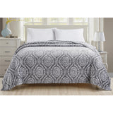 Plazatex Gracey Printed Luxurious Ultra Soft Lightweight Bed Blanket Multicolor