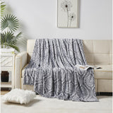 Plazatex Gracey Printed Luxurious Ultra Soft Lightweight Bed Blanket Multicolor