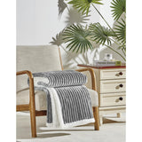 Plazatex Corduroy Faux Sherpa Reverse Throw Blanket - 50x60", Grey