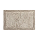 Chic Home Katniss Luxury 100% Cotton Plush and Thick Reversible Bathroom Rug Beige