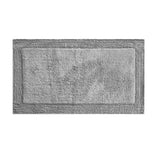 Chic Home Katniss Luxury 100% Cotton Plush and Thick Reversible Bathroom Rug Grey