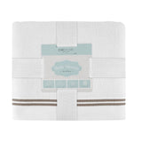 Chic Home Luxurious 2-Piece Super Soft Pure Turkish Cotton White Bath Sheet Towels Set 34" x 68" Taupe