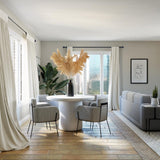 Versailles Heirloom Textured Ball Steel Heavy Duty Curtain Rods for Windows Set Black/Silver