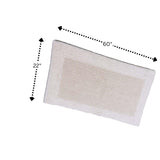 Knightsbridge Bella Napoli 220 GSF Reversible Bath Rug 22 x 60