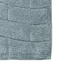 Knightsbridge Stylish And Comfortable All Season Traditional New Tile Design Cotton Bath Rug 21" X 34" Light Blue