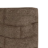 Knightsbridge Stylish And Comfortable All Season Traditional New Tile Design Cotton Bath Rug 24" X 40" Stone