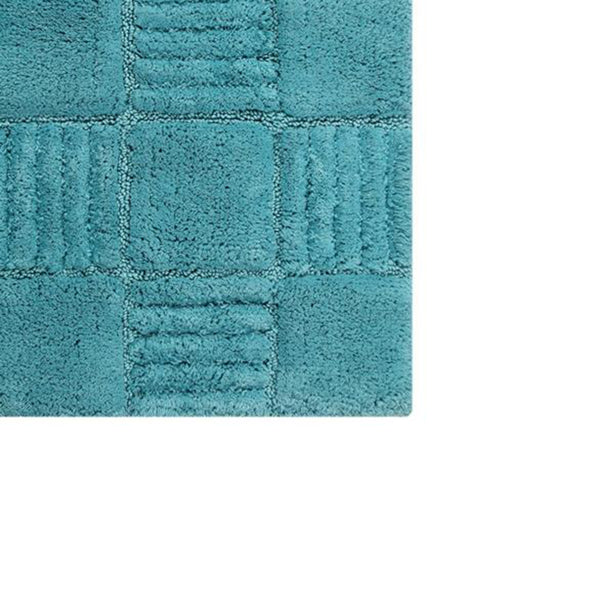 Knightsbridge Chakker Board 220 GSF Non Skid Back Bath Rug Set - 2- Piece - 17"x