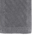 Knightsbridge Shooting Star 220 GSF Reversible Bath Rug Set - 2- Piece - 17"x24" and 21"x34", Silver