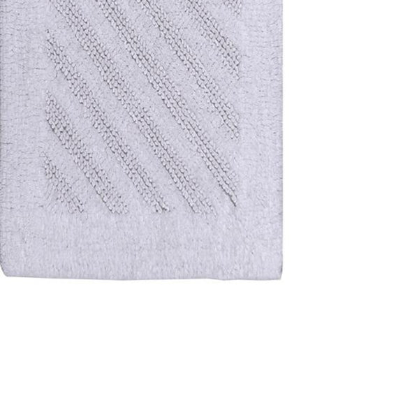 Knightsbridge Shooting Star 220 GSF Reversible Bath Rug Set - 2- Piece - 17x24 a