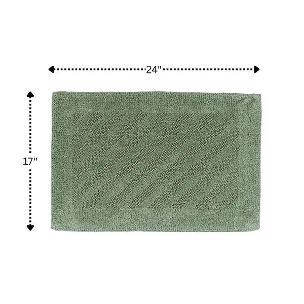 Shooting Star 220 GSF Reversible Bath Rug 17 x 24 - Sage