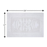 Knightsbridge Cipher 220 GSF Non Skid Back Bath Rug 20 x 30
