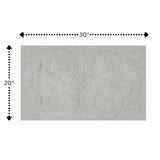 Knightsbridge Tuft Twisted 220 GSF Non Skid Back Bath Rug 20 x 30
