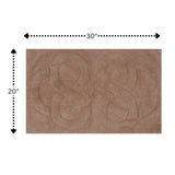 Knightsbridge Tuft Twisted 220 GSF Non Skid Back Bath Rug 20 x 30