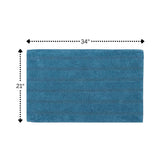 Knightsbridge Linear 220 GSF Reversible Bath Rug 21 x 34