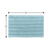 Knightsbridge Linear 220 GSF Reversible Bath Rug 21 x 34